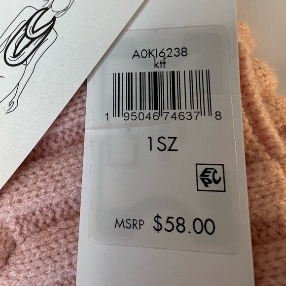 NWT Calvin Klein loop infinity pink knit scarf/wrap - Picture 4 of 10